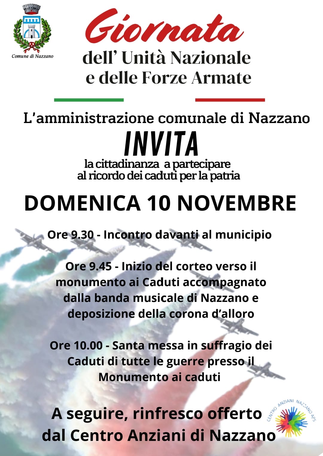 Giornata Unità Nazionale e Forze Armate