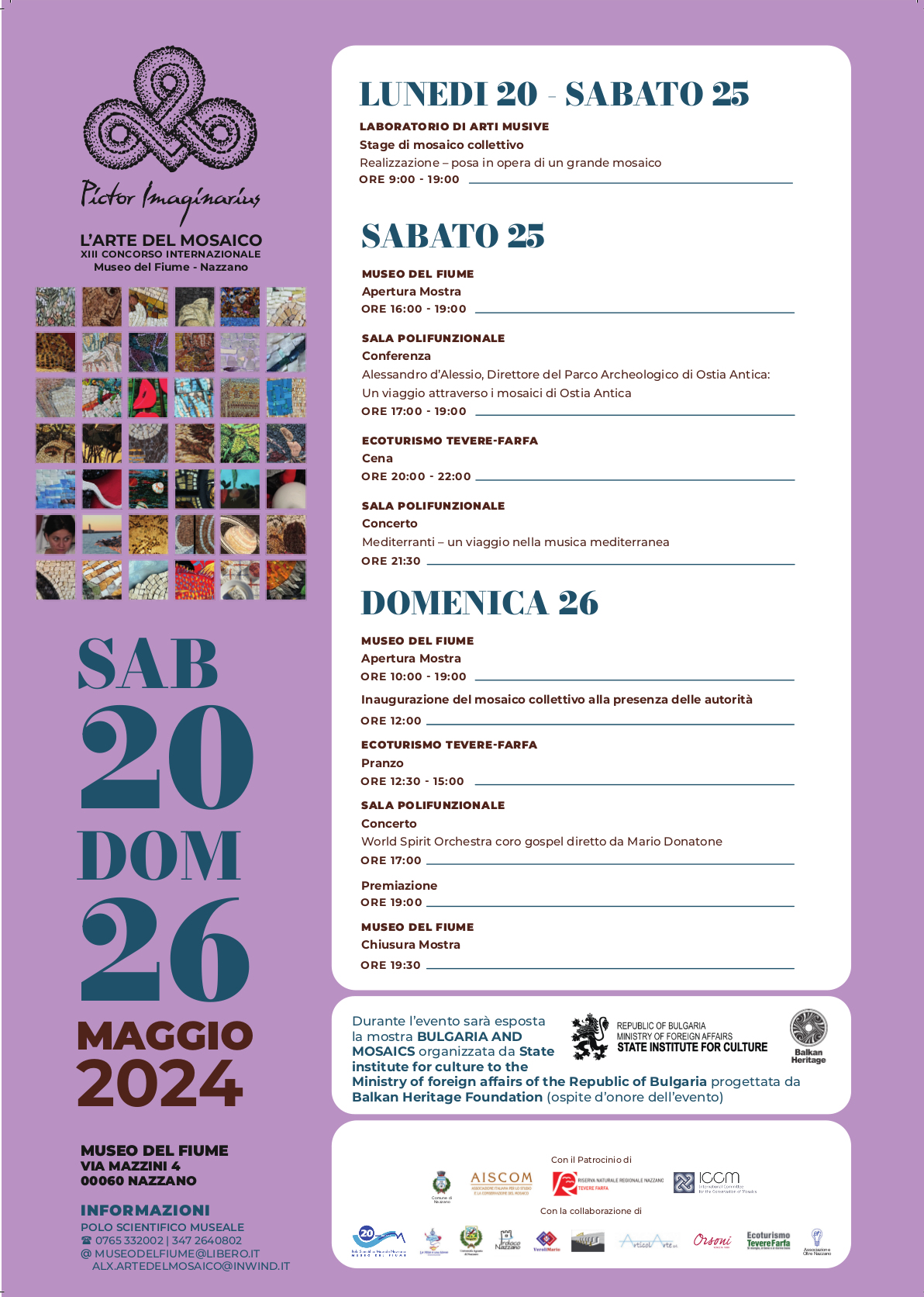 Locandina e programma Pictor Imaginarius