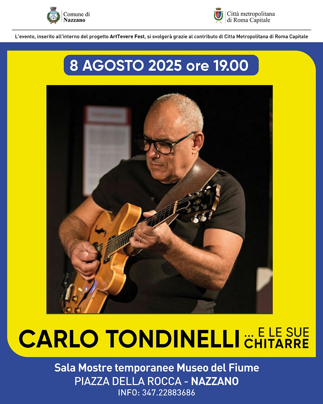 Carlo Tondinelli e le sue chitarre